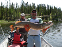 Northern Pike Fishing Reindeer Lake