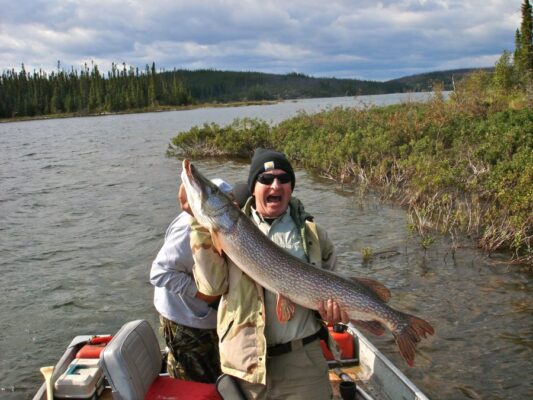 Man with Muskie