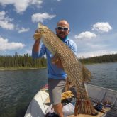 Fishing for Northern Pike in Reindeer Lake