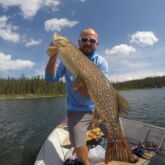 Fishing for Northern Pike in Reindeer Lake