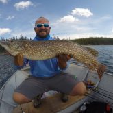 Northern Pike fishing in Reindeer Lake
