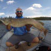 Northern Pike fishing in Reindeer Lake