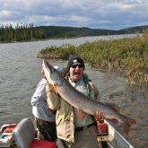 Fishing in Reindeer Lake in 2010