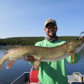 Northern Pike caught in Reindeer Lake