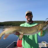 Northern Pike caught in Reindeer Lake