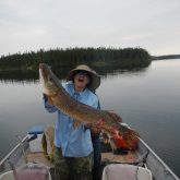 Big Northern Pike from Reindeer Lake