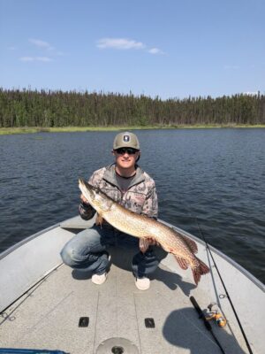 Fishing in Reindeer Lake
