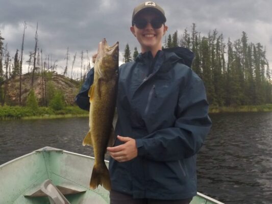Walleye Caught in Reindeer Lake