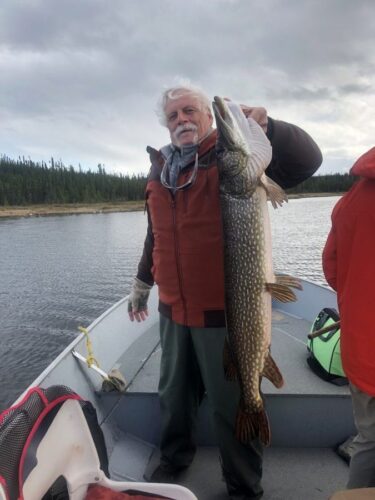 Proudly Displaying a Northern Pike