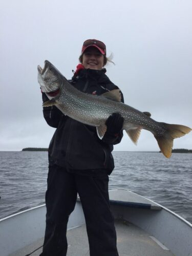 Woman with Northern Pike