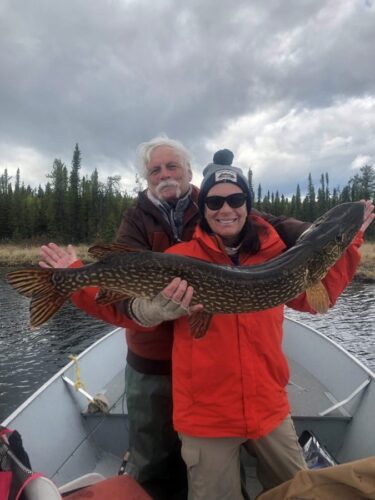 Northern Pike caught in Reindeer Lake